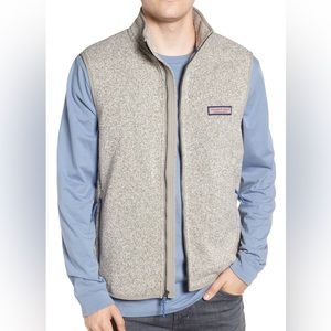 NWOT Vineyard Vines Fleece Vest Sz L